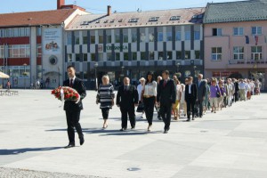 Oslavy 68. výročia SNP pri Pomníku padlých