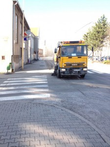 Zametanie ciest v správe mesta
