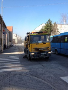 Zametanie ciest v správe mesta