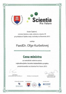 Za najlepší projekt ocenili študenta a profesorku Gymnázia V. B. Nedožerského