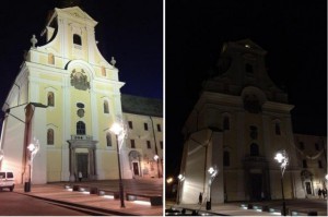 Prievidza s prekvapením. Osvetlila kostoly