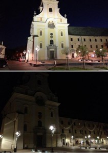 Prievidza s prekvapením. Osvetlila kostoly