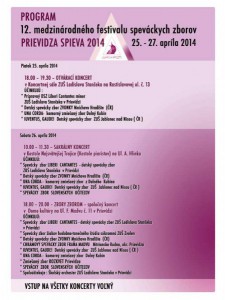 Prievidza spieva 2014