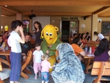 Deti oslavovali s klaunom