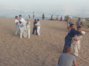 Judisti TJ SOKOL Prievidza  na letnom sústredení v Španielsku