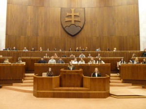Študenti obchodnej akadémie v parlamente