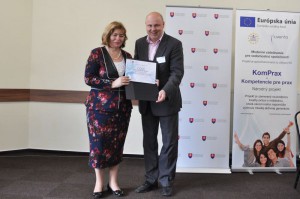 Gymnázium V.B. Nedožerského bolo ocenené ministerstvom