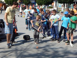 Prievidzské námestie obsadili športovci