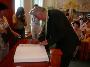 RODÁCI u primátorky a Prievidzské hody   
