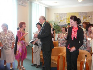 RODÁCI u primátorky a Prievidzské hody   