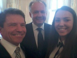 Študenti na návšteve u prezidenta