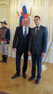 Gymnázium V. B. Nedožerského malo zastúpenie pri prijatí u prezidenta SR Andreja Kisku