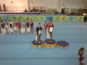 Gymnastky z  Elánu opäť úspešné. Získali striebro a bronz.