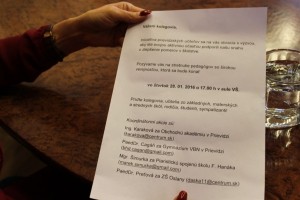 Stretnutie s iniciatívou prievidzských učiteľov
