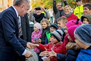 Prezident Andrej Kiska navštívil Prievidzu 