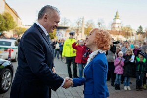 Prezident Andrej Kiska navštívil Prievidzu 