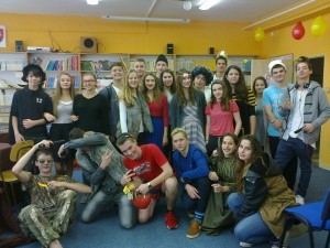 V školskej knižnici Základnej školy na Malonecpalskej ulici sa oslavovalo