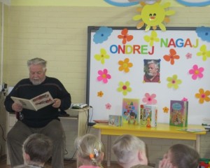 Básnik Ondrej Nagaj v materskej škole