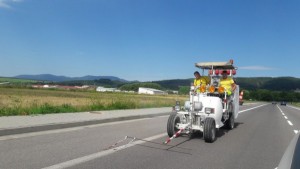 Technické služby obnovili líniové vodorovné značenie na cestách 