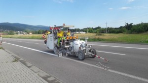 Technické služby obnovili líniové vodorovné značenie na cestách 