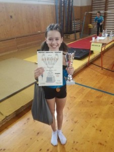 Gymnastky z Elánu Prievidza pokračujú úspešne v jesennej pretekárskej sezóne