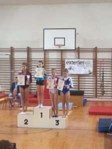 Gymnastky z Elánu Prievidza pokračujú úspešne v jesennej pretekárskej sezóne