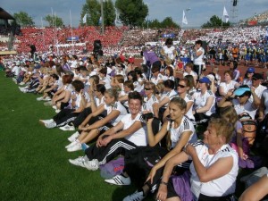 Aktívne cvičenky Olympie pri Olympíjskom klube Prievidza