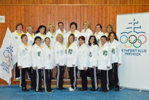 Aktívne cvičenky Olympie pri Olympíjskom klube Prievidza
