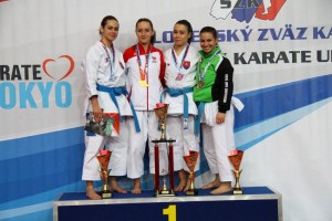Šesť prievidzských karatistiek získalo zlato na GP Slovakia 2018