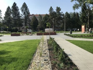 Park pred úradom práce dokončený