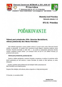 Tri v jednom v ZO JDS 07 a Dennom centre Bôbar v Prievidzi