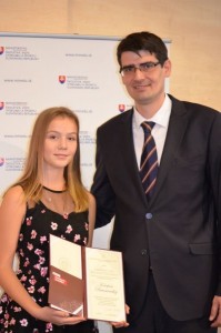 Naša  študentka medzi ocenenými