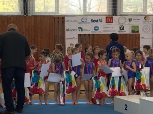 Úspešný víkend pre športové gymnastky z Elánu Prievidza