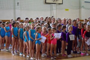 Medaila a pohár pre gymnastky z GK Elán