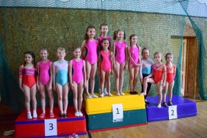 Medaila a pohár pre gymnastky z GK Elán