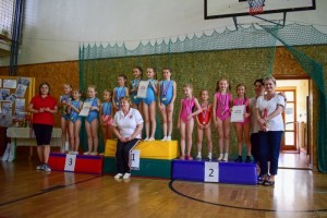 Medaila a pohár pre gymnastky z GK Elán