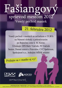 Pripojte sa k fašiangovému sprievodu mestom