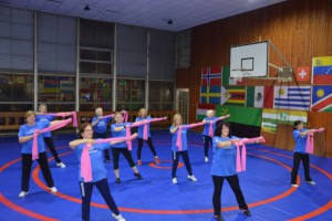 Olympia športovala, aj keď s obmedzeniami