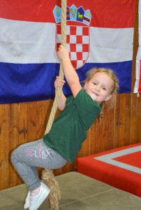Olympia športovala, aj keď s obmedzeniami