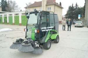 Technika na čistenie mesta pripravená