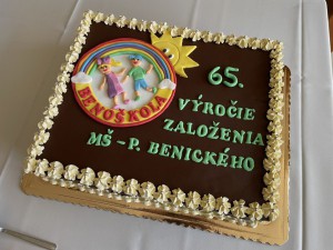 Benoškola oslávila 65. výročie