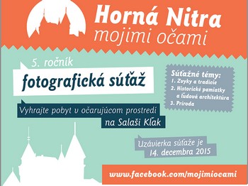 5. ročník fotografickej súťaže Horná Nitra mojimi očami