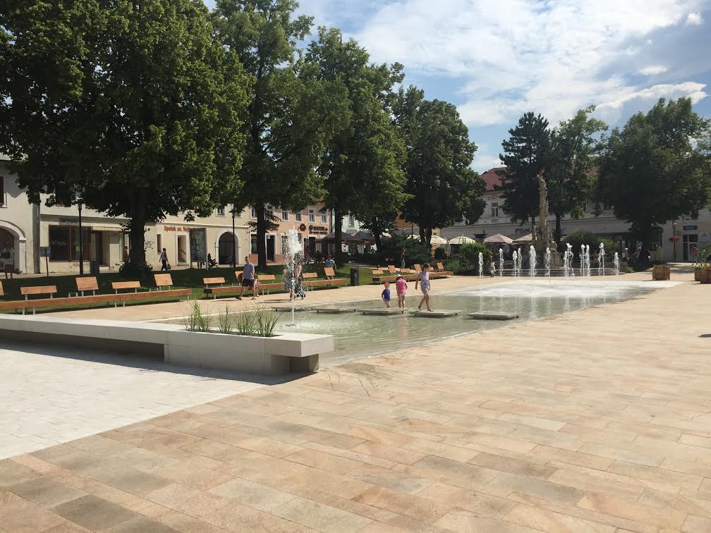 Fontána v centre Prievidze môže získať prestížnu architektonickú cenu