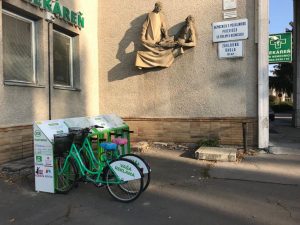 Zelený bicykel: Stojan už aj pri bojnickej nemocnici
