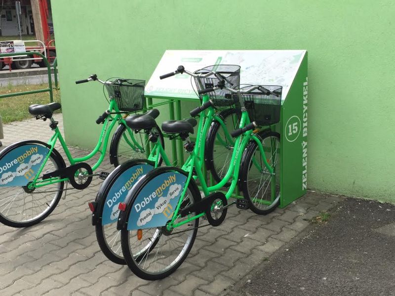 Prievidzská radnica podporila projekt Zelený bicykel