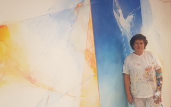 Originálny projekt nástennej maľby Dariny Struhárovej v Prievidzi